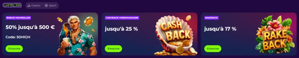gambloria avis