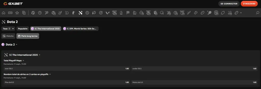 Dota 2 TI betting