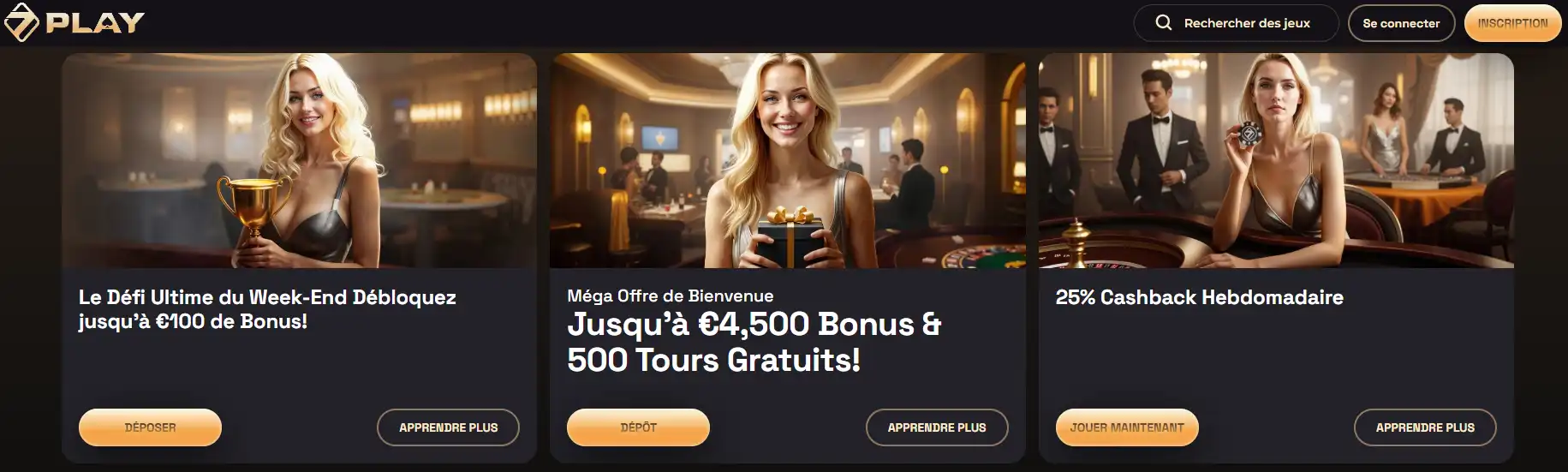 SevenPlay casino bonus