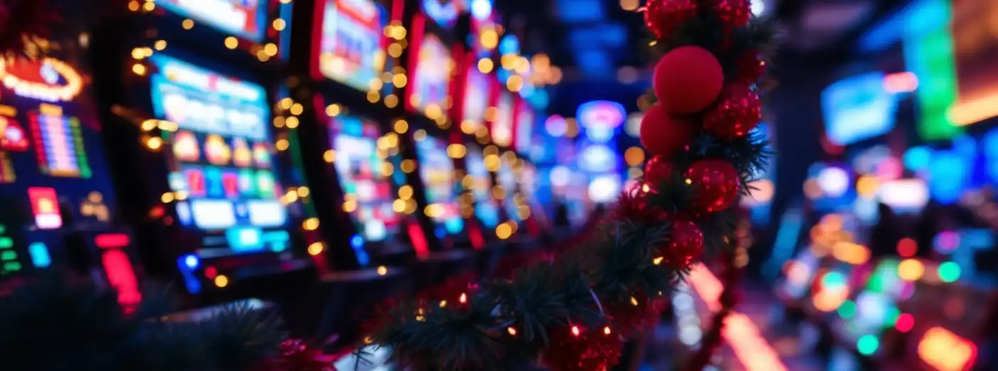 machines à sous de Noël