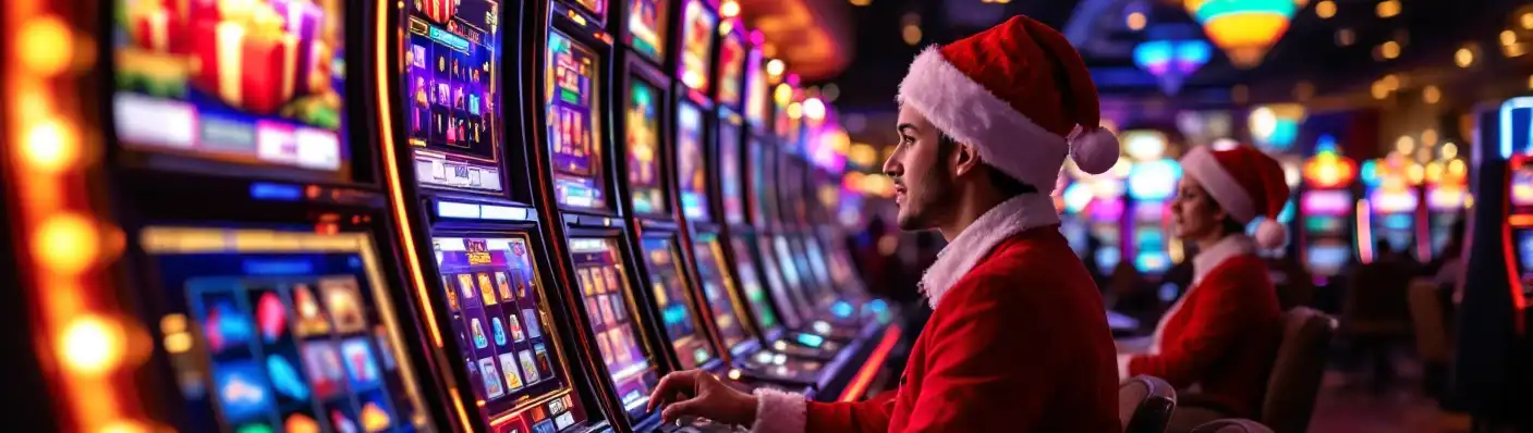 machines à sous de Noël