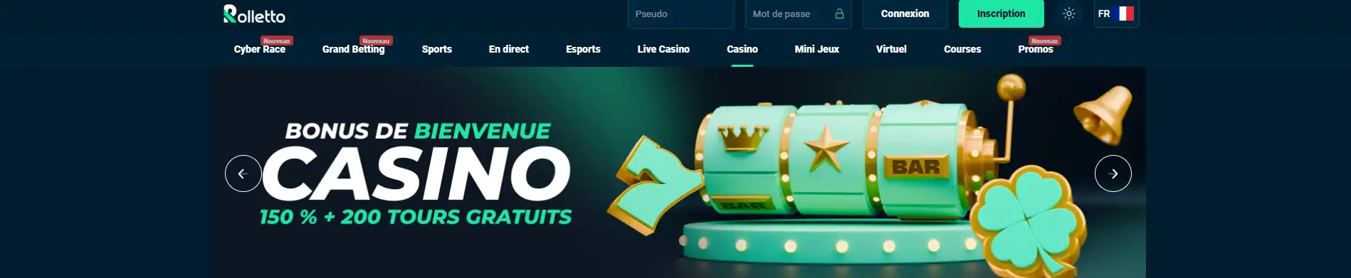 Rolletto casino no deposit bonus