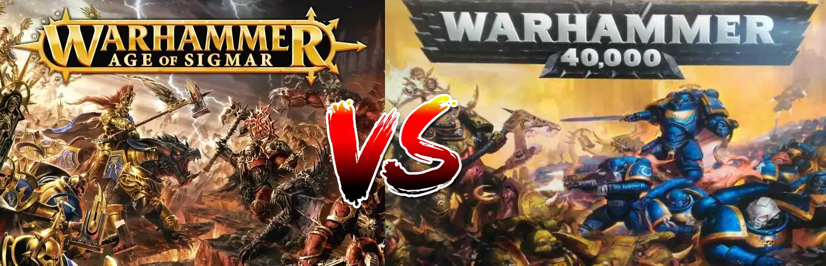 Warhammer Age of Sigmar vs 40k