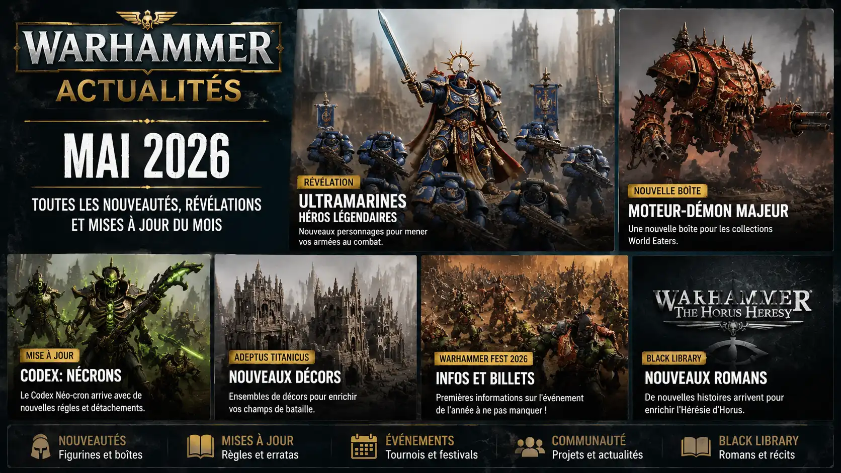 Actualités Warhammer Mai 2026
